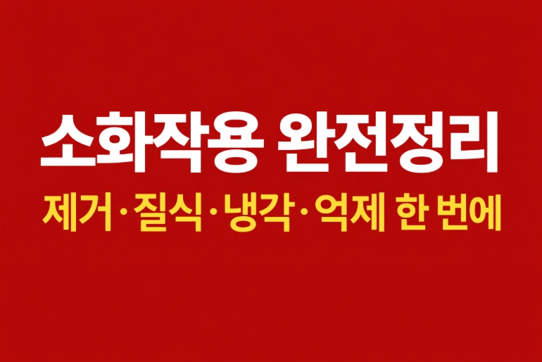 소화작용 완전정리-제거소화-질식소화-냉각소화-억제소화-썸네일